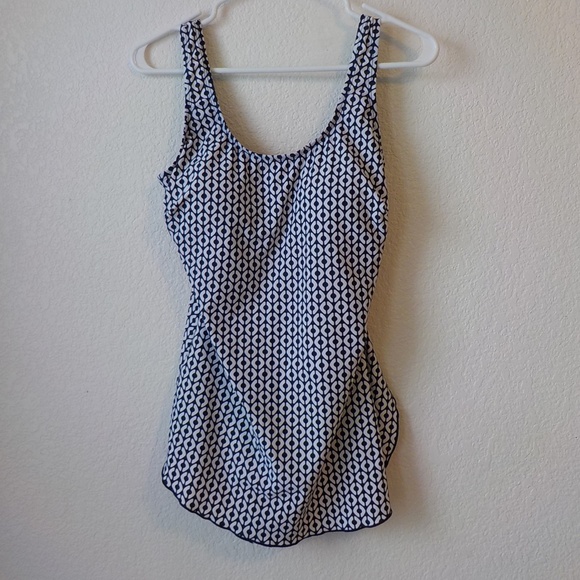shore shapes tummy control swim dress